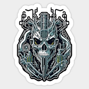 Cyborg Heads S02 D91 Sticker